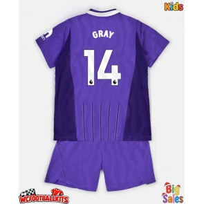 Tottenham Hotspur Archie Gray #14 Replica Third Stadium Kit for Kids 2026-27 Short Sleeve (+ pants)